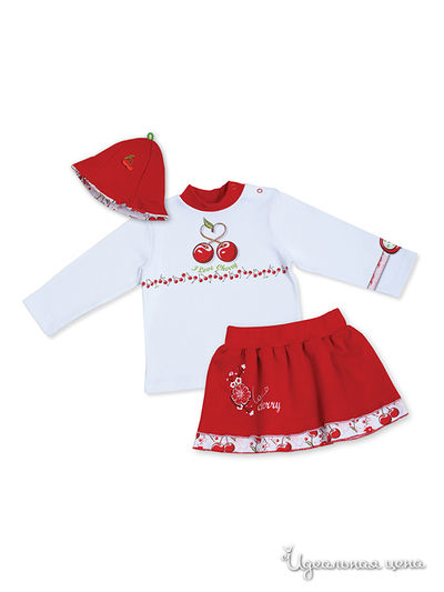 Костюм Апрель, цвет цвет белый / красный