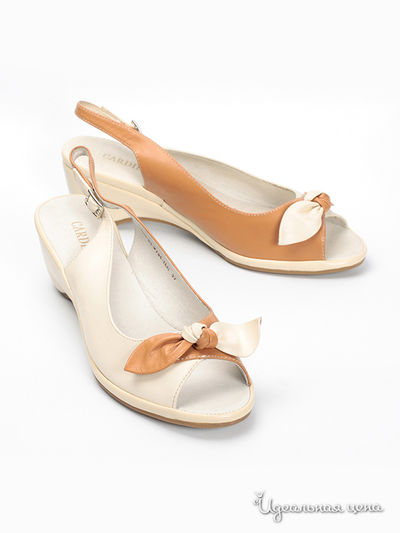 Туфли Cardinali, цвет цвет светло-коричневый / белый