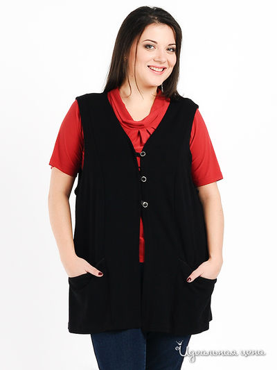 Жилет Пава, цвет цвет черный