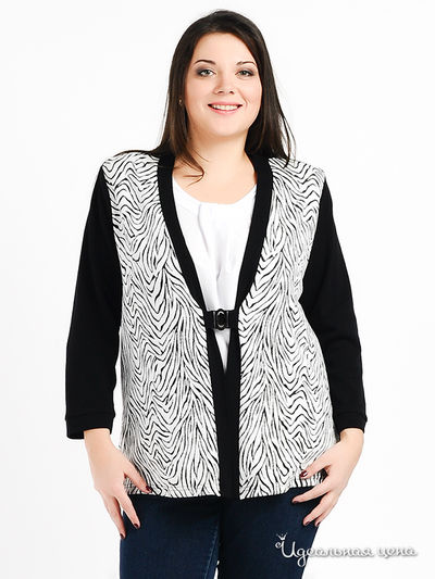 Туника Пава, цвет цвет черный / белый