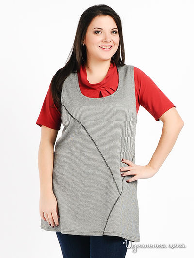 Туника Пава, цвет цвет серый