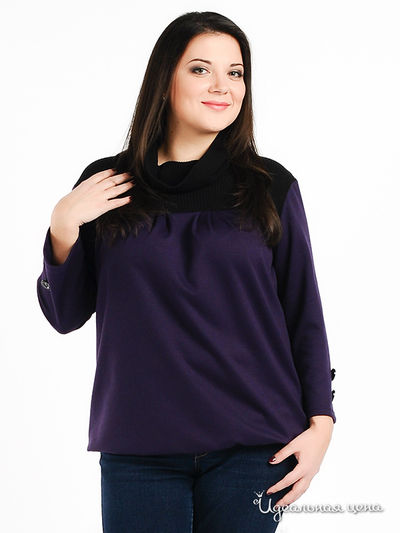 Туника Пава, цвет цвет фиолетовый / черный
