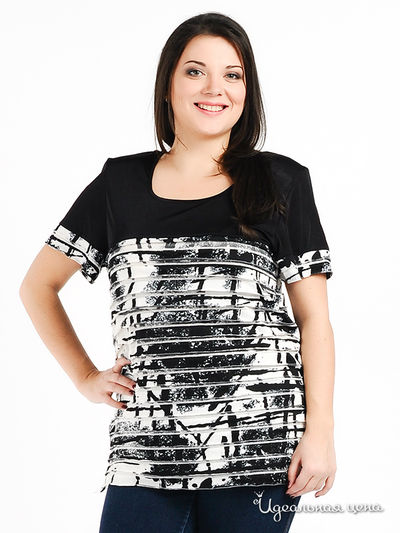 Туника Пава, цвет цвет черный / белый