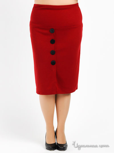 Юбка Пава, цвет цвет красный