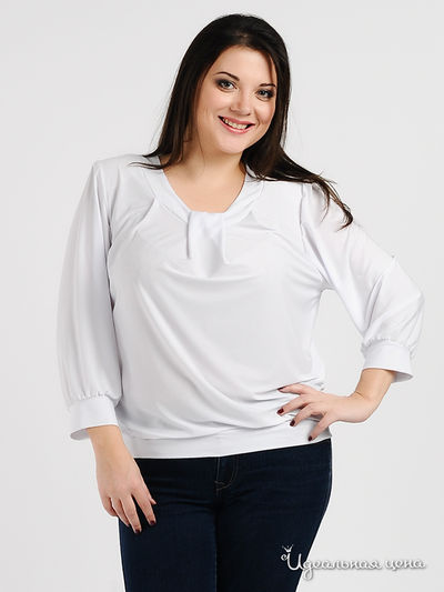 Блуза Пава, цвет цвет белый