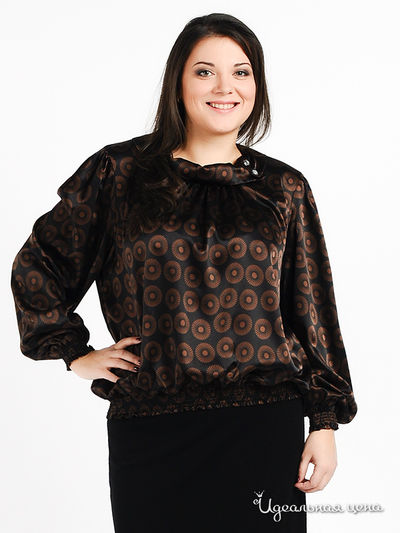 Блузон Ronati, цвет цвет черный / коричневый