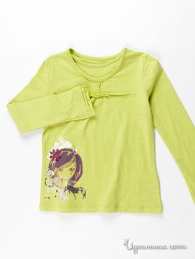 Лонгслив Deux par Deux, цвет цвет салатовый