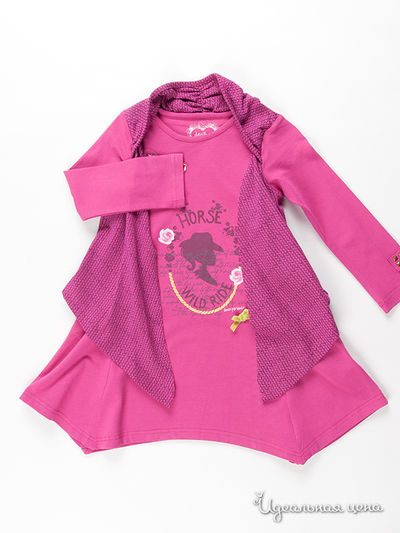 Платье Deux par Deux, цвет цвет малиновый