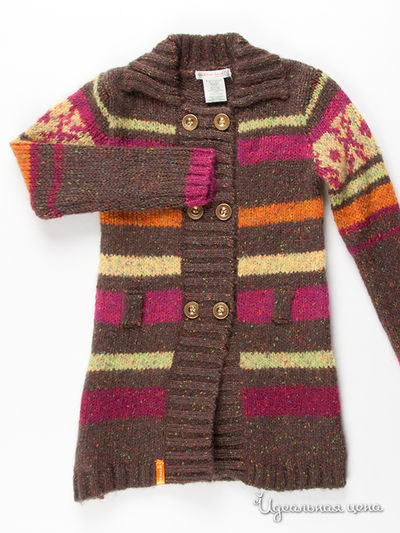 Кардиган Deux par Deux, цвет цвет мультиколор