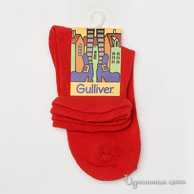 Носки Gulliver детские, цвет красный
