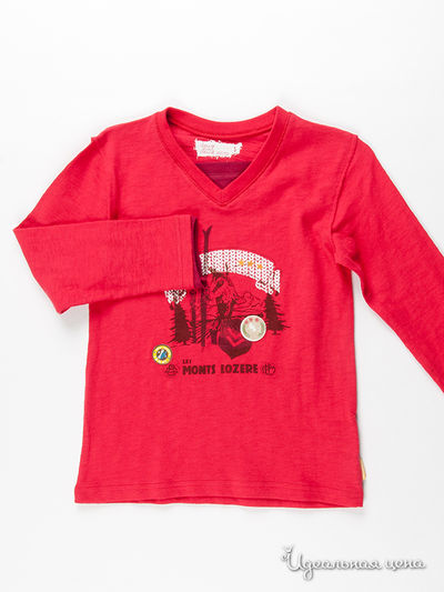 Лонгслив Deux par Deux, цвет цвет красный