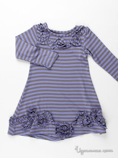 Платье Deux par Deux, цвет цвет серый / сиреневый