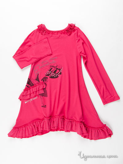 Платье Deux par Deux, цвет цвет малиновый