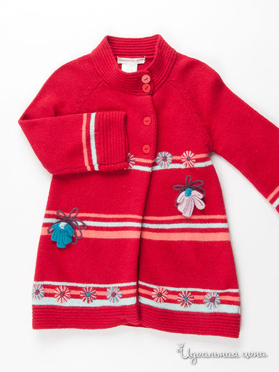 Кардиган Deux par Deux, цвет цвет красный