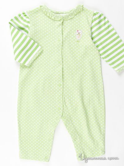 Комбинезон Carters, цвет цвет салатовый / принт горох