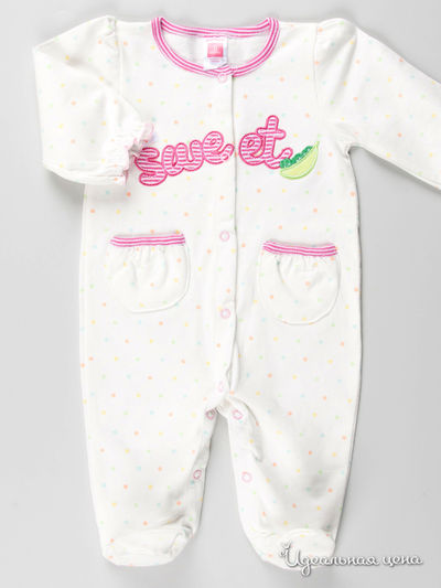 Комбинезон Carters, цвет цвет белый / принт горох