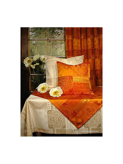 Наволочка Ernst Schafer GmbH & Co., цвет цвет терракотовый