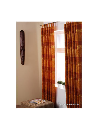 Гардины Ernst Schafer GmbH & Co., цвет цвет терракотовый