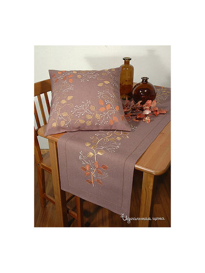 Наволочка Ernst Schafer GmbH & Co., цвет цвет коричневый