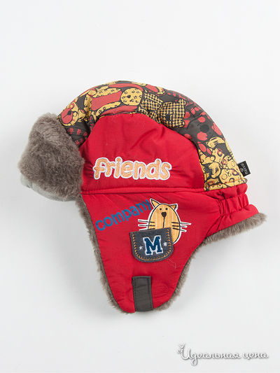 Ушанка Maxval, цвет цвет красный