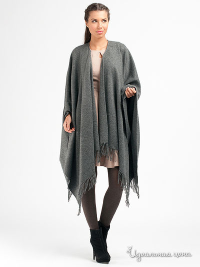 Накидка Moschino, цвет цвет графитовый