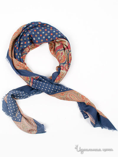 Платок Pollini, цвет цвет сапфировый / мультиколор