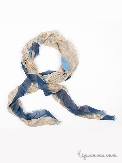 Палантин Pollini, цвет цвет голубой / салатовый