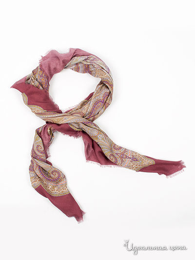 Платок Pollini, цвет цвет бордовый / салатовый