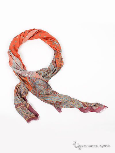 Палантин Pollini, цвет цвет брусничный / терракотовый