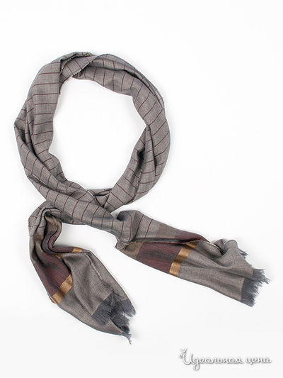 Шарф Pollini, цвет цвет дымчатый / бордовый