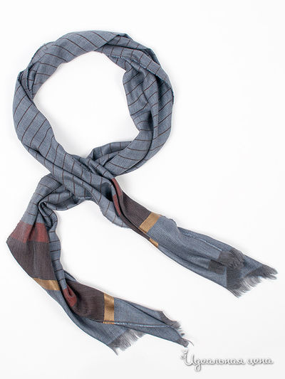 Шарф Pollini, цвет цвет серо-синий