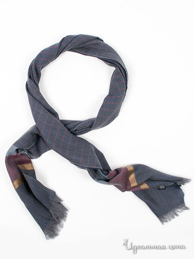 Шарф Pollini, цвет цвет темно-синий / бордовый