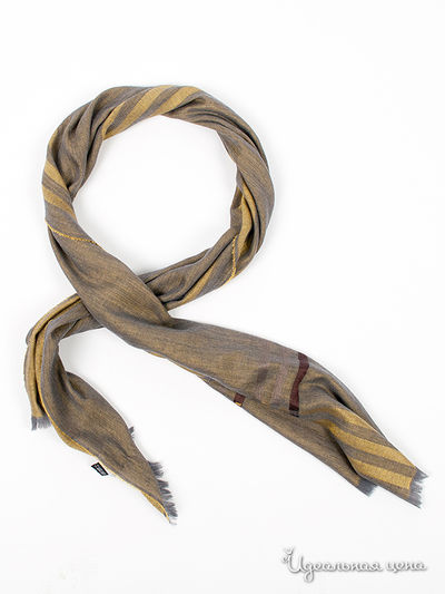 Шарф Pollini, цвет цвет оливковый