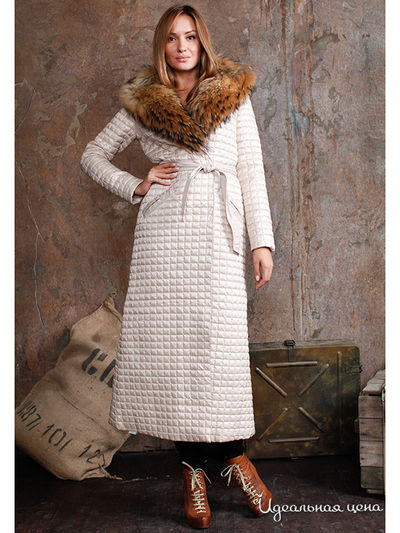 Пуховик ODRI, цвет цвет молочный