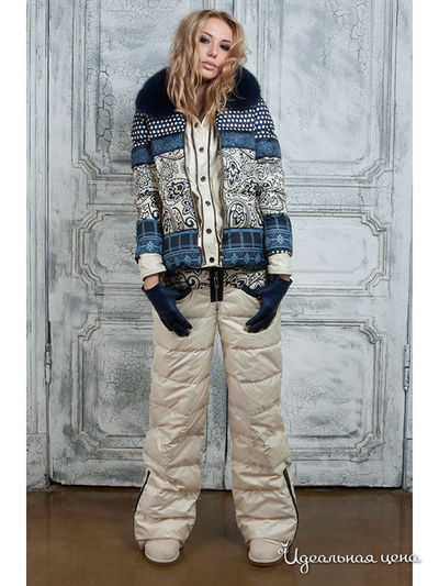 Пуховик ODRI, цвет принт питон