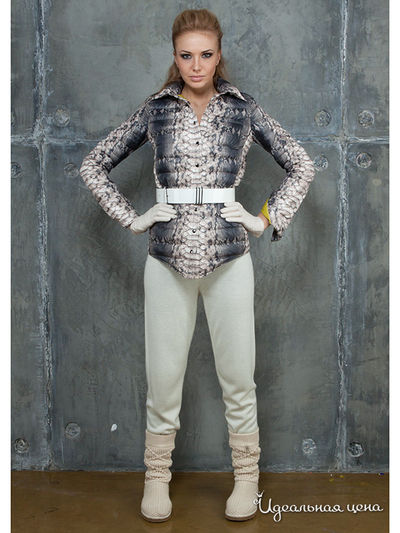 Пуховик ODRI, цвет принт питон