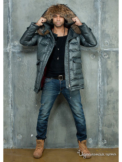 Пуховик ODRI, цвет цвет джинсовый