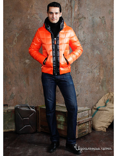 Пуховик ODRI, цвет цвет оранжевый