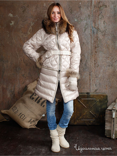 Пуховик ODRI, цвет цвет молочный