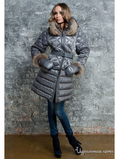 Пуховик ODRI, цвет цвет серебряный