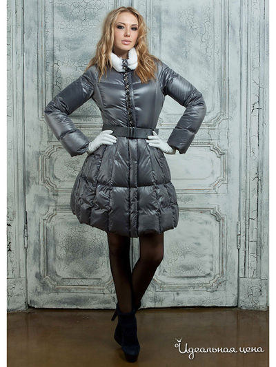 Пуховик ODRI, цвет цвет серебряный