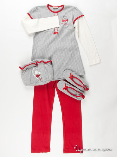 Пижама Brums, цвет цвет серый меланж