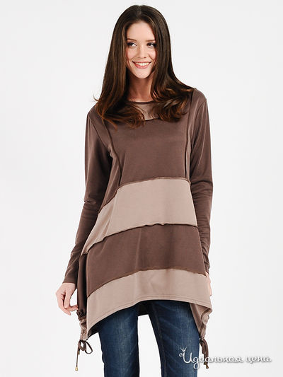 Туника MadamT, цвет цвет какао / бежевый
