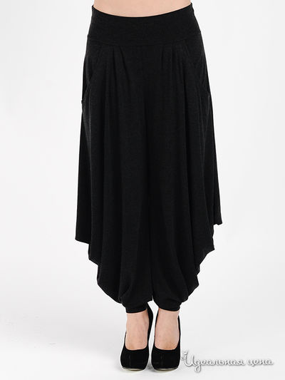 Брюки MadamT, цвет цвет темно-серый меланж