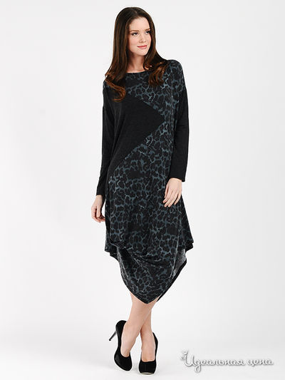 Платье MadamT, цвет цвет темно-серый меланж