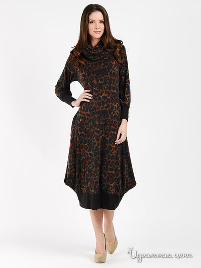 Платье MadamT, цвет цвет темно-серый / коричневый