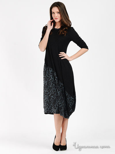 Платье MadamT, цвет цвет темно-серый меланж