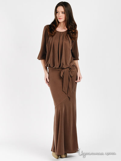 Платье MadamT, цвет цвет какао