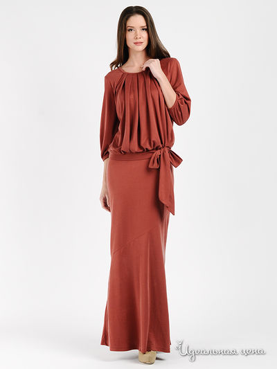 Платье MadamT, цвет цвет терракотовый