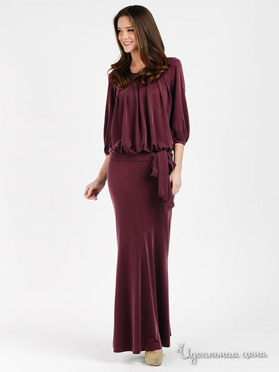 Платье MadamT, цвет цвет сливовый